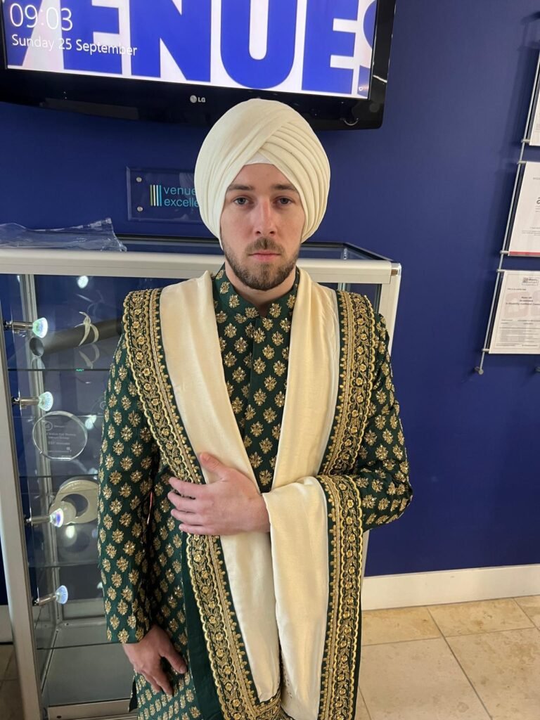 Wedding Off White turban