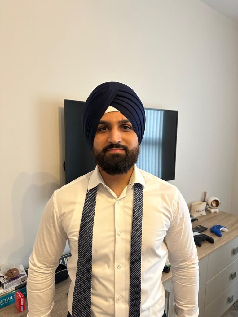classic black turban