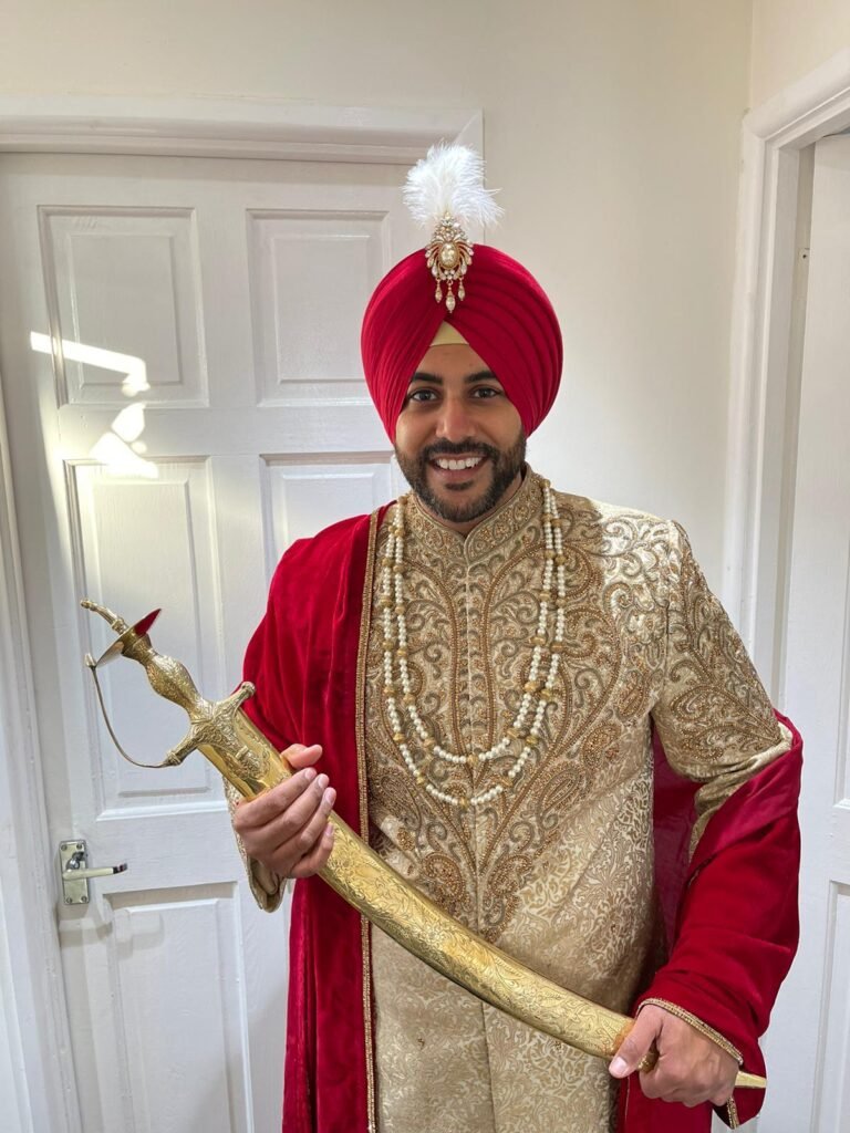 Sikh man in authentic Punjabi portrait photography