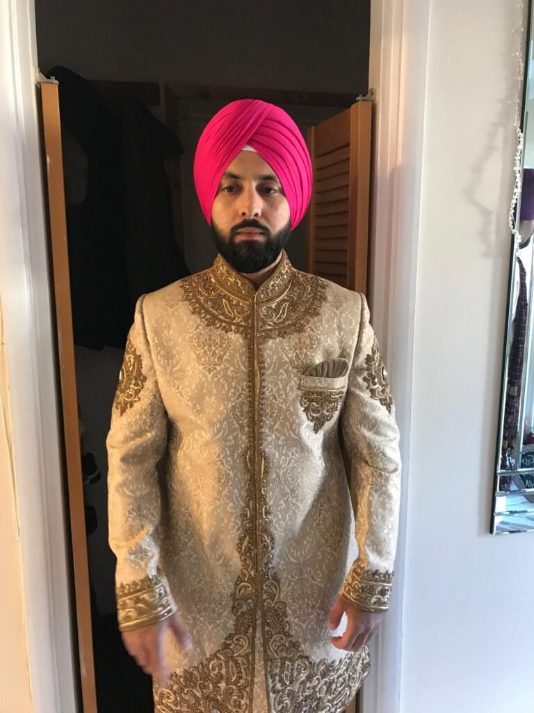 pink turban